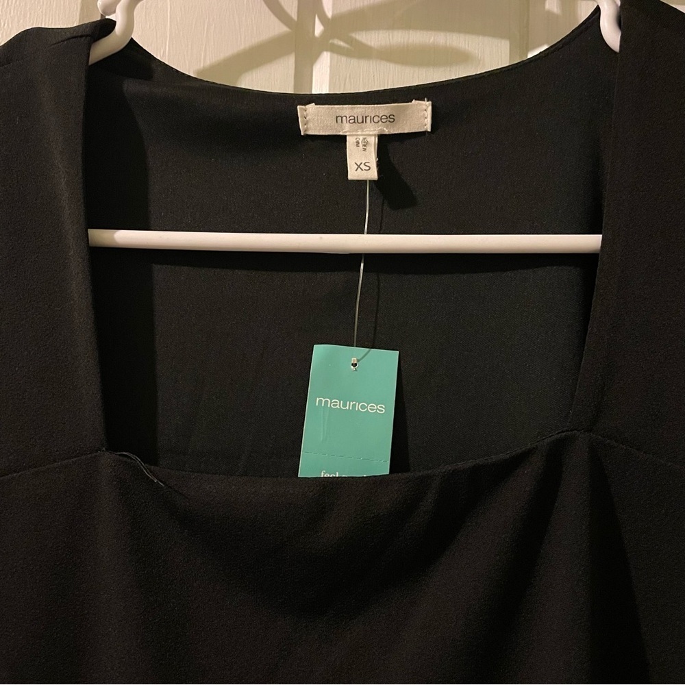 MAURICES plisse sleeve blouse X-small NWT - Picture 6 of 11